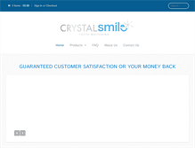 Tablet Screenshot of crystal-smile.co.uk
